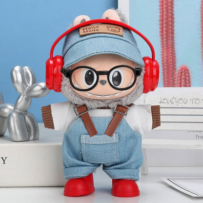 Labubu Urban Blue Denim Boy Outfit Set