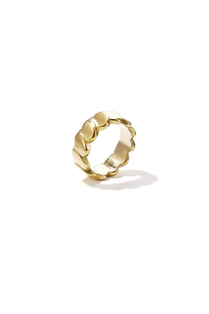 Layered heart statement ring - Velaris Femme
