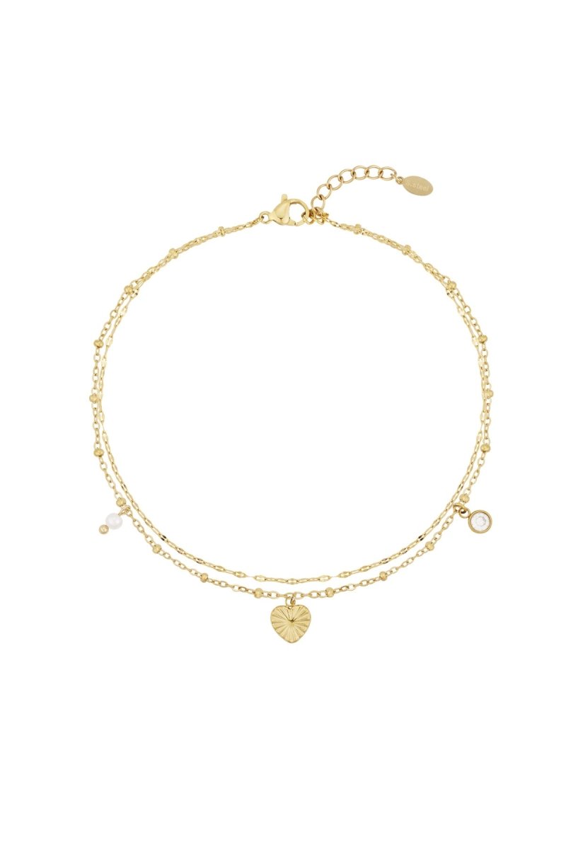 love love love ankle bracelet - Velaris Femme