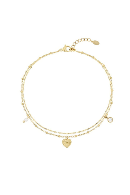 love love love ankle bracelet - Velaris Femme