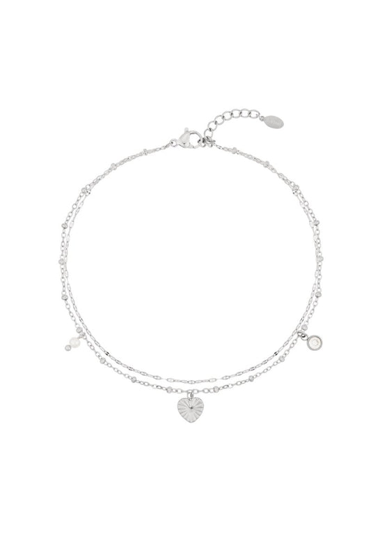 love love love ankle bracelet - Velaris Femme
