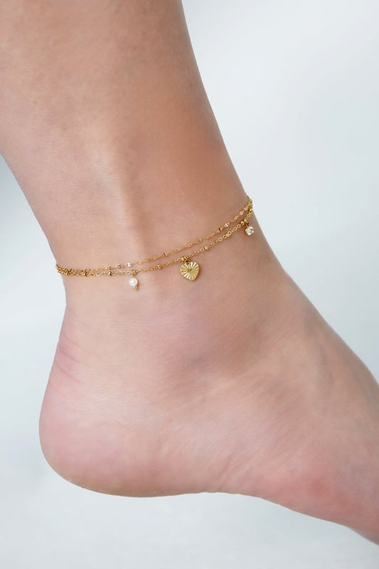 love love love ankle bracelet - Velaris Femme