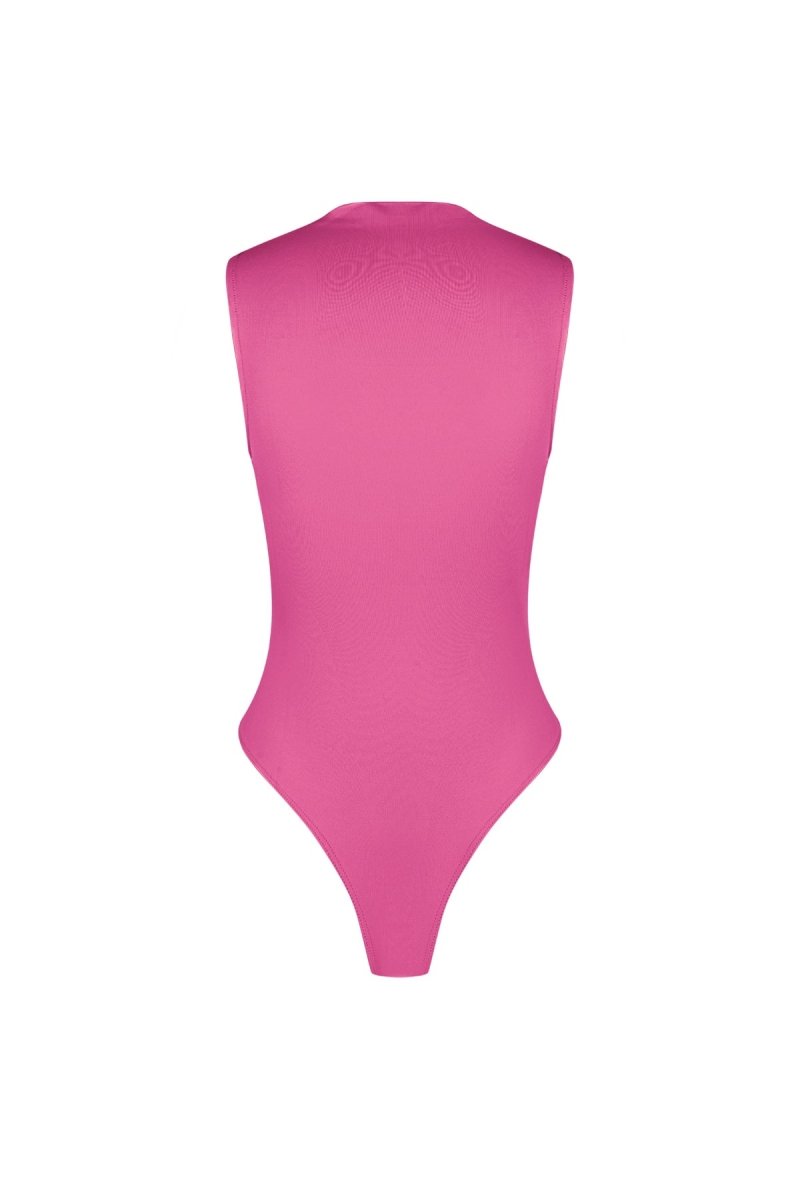 Minimalist High Neck Bodysuit - Velaris Femme