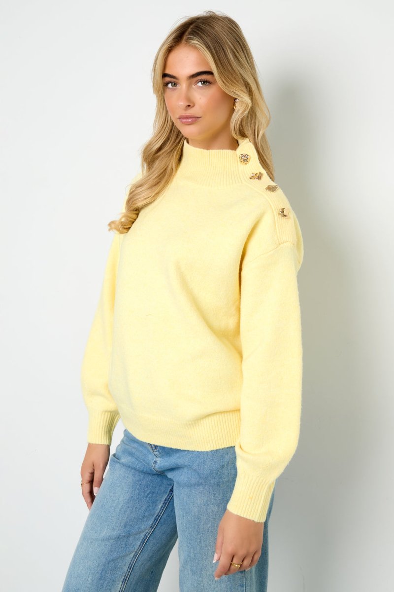 Ribbed Turtleneck Sweater - Velaris Femme