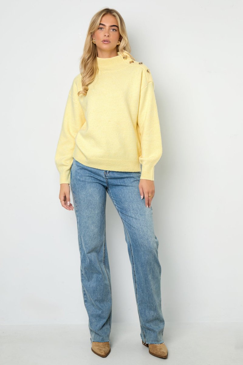 Ribbed Turtleneck Sweater - Velaris Femme