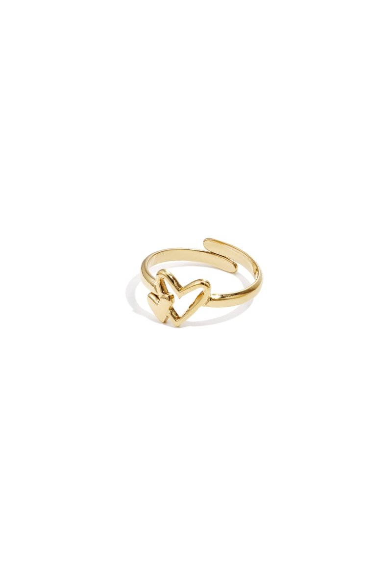 Ring with hearts - Velaris Femme