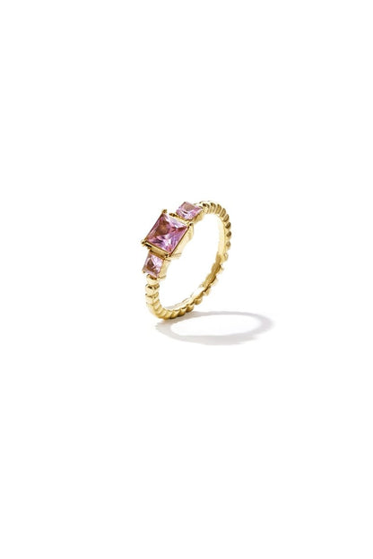 Ring with square stones - Velaris Femme