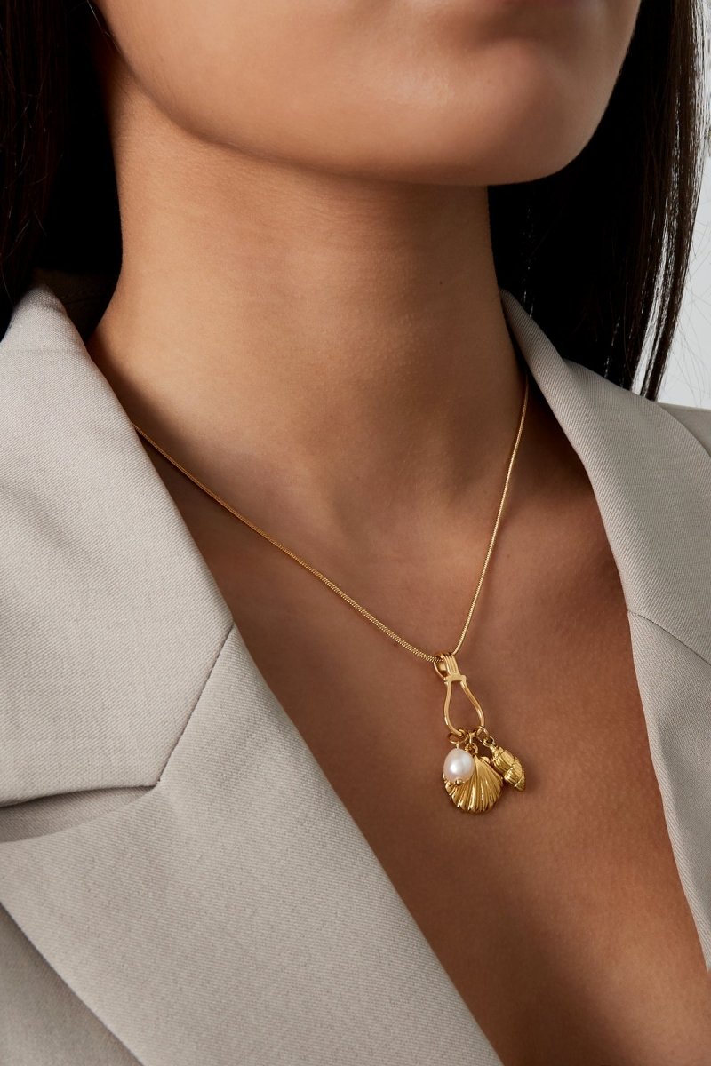 shell secrets necklace - Velaris Femme