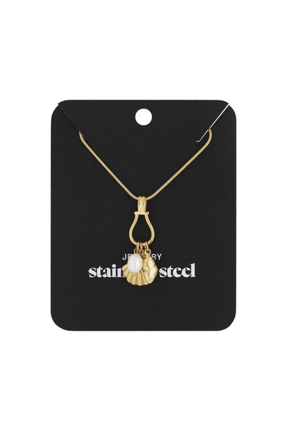 shell secrets necklace - Velaris Femme