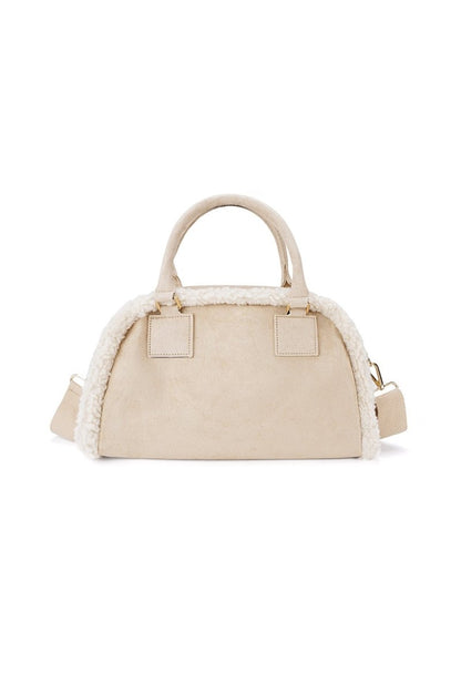 Shoulder bag with teddy details - Velaris Femme