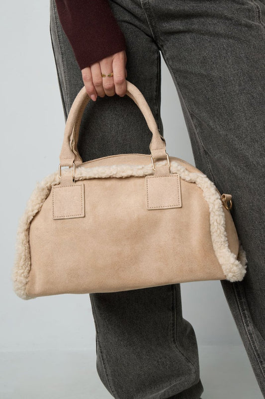 Shoulder bag with teddy details - Velaris Femme