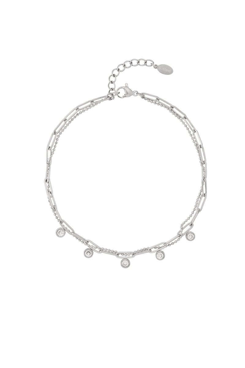 Sparkling Chain Anklet - Velaris Femme
