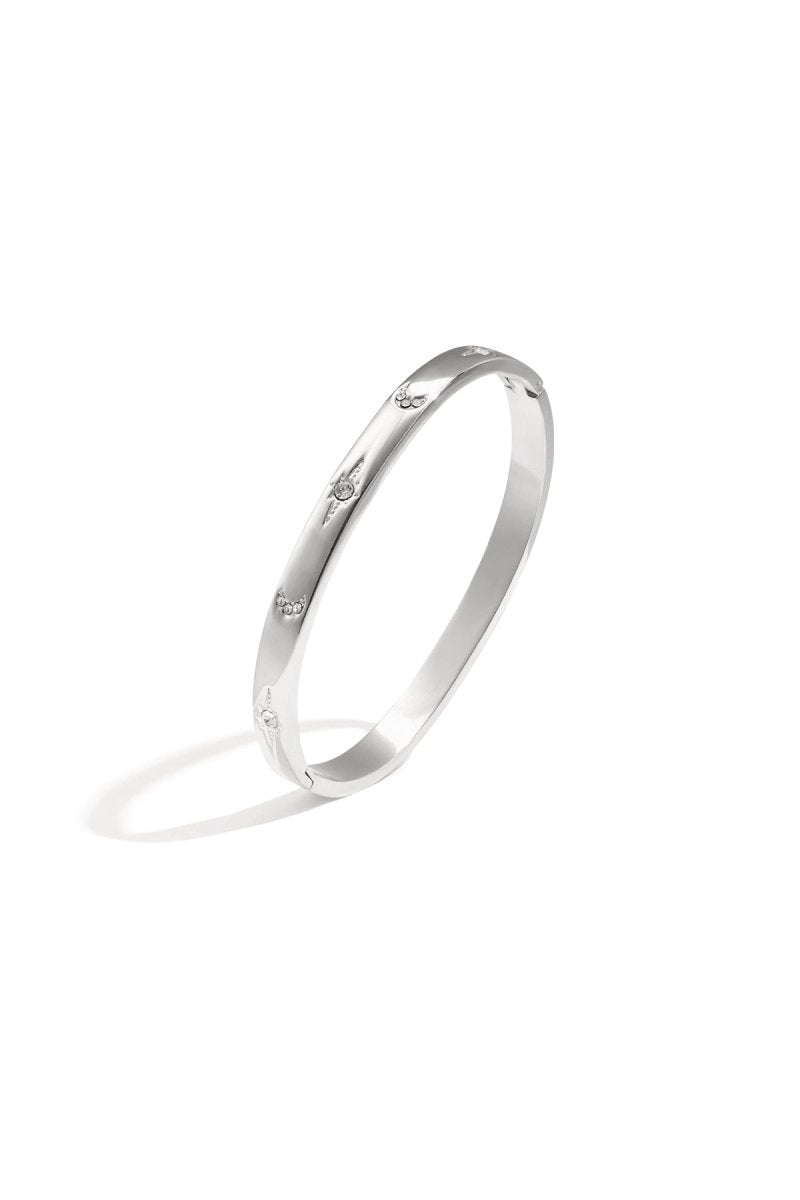 Stainless Steel Bangles Polka Dots Casual Daily Simple Series Women's jewelry - Velaris Femme