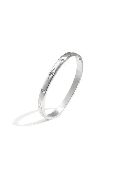 Stainless Steel Bangles Polka Dots Casual Daily Simple Series Women's jewelry - Velaris Femme