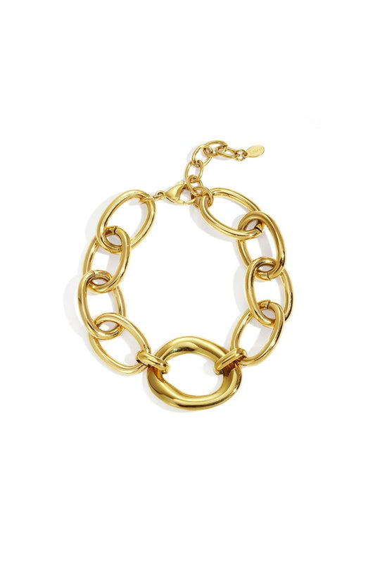 Stainless Steel Chain Bracelets Chain Casual Daily Simple Series Women's jewelry - Velaris Femme