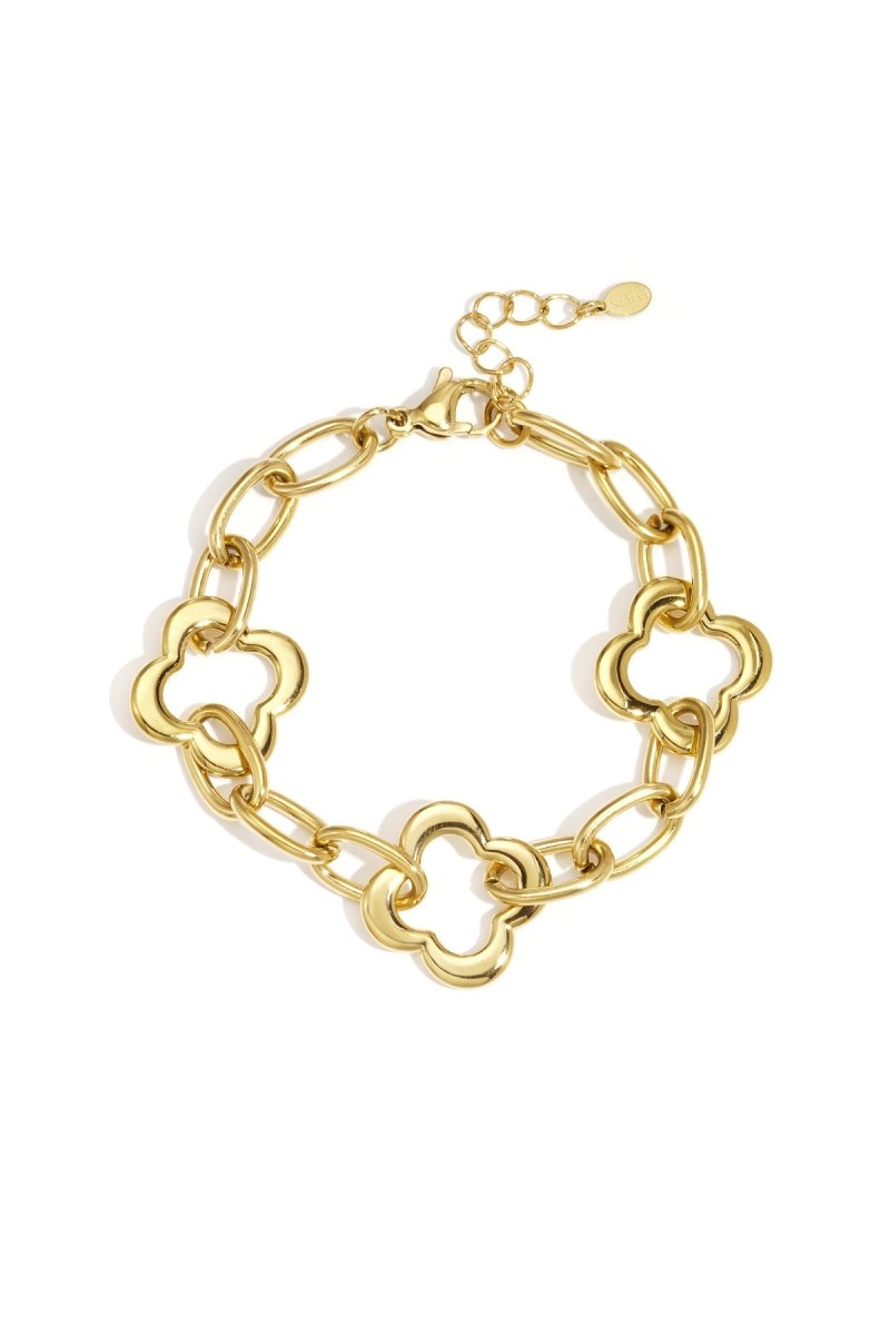 Stainless Steel Chain Bracelets Clover Casual Daily Women's jewelry - Velaris Femme