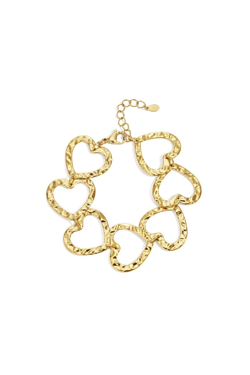 Stainless Steel Chain Bracelets Heart Casual Daily Simple Series Women's jewelry - Velaris Femme