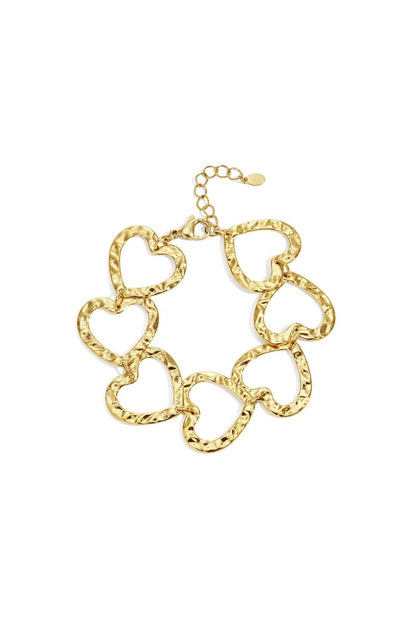 Stainless Steel Chain Bracelets Heart Casual Daily Simple Series Women's jewelry - Velaris Femme