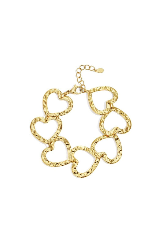 Stainless Steel Chain Bracelets Heart Casual Daily Simple Series Women's jewelry - Velaris Femme