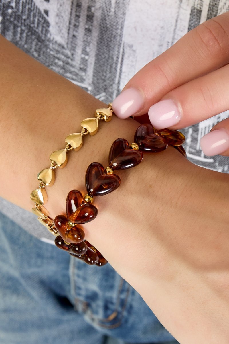 Stainless Steel Chain Bracelets Heart Simple Daily Simple Series Women's jewelry - Velaris Femme