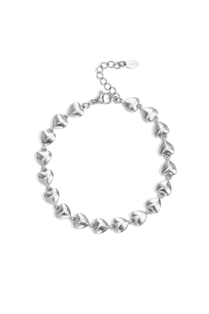 Stainless Steel Chain Bracelets Heart Simple Daily Simple Series Women's jewelry - Velaris Femme