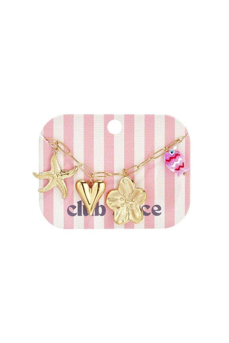 Stainless Steel Charm Bracelets Heart Casual Holiday/Beach Simple Series Women's jewelry - Velaris Femme