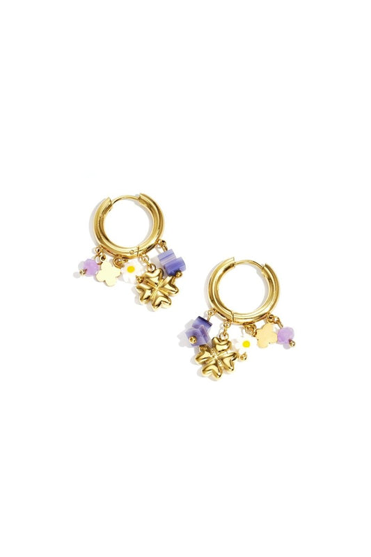 Stainless Steel Dangle Earrings Cherry Sweet Daily Romantic Series Women's jewelry - Velaris Femme