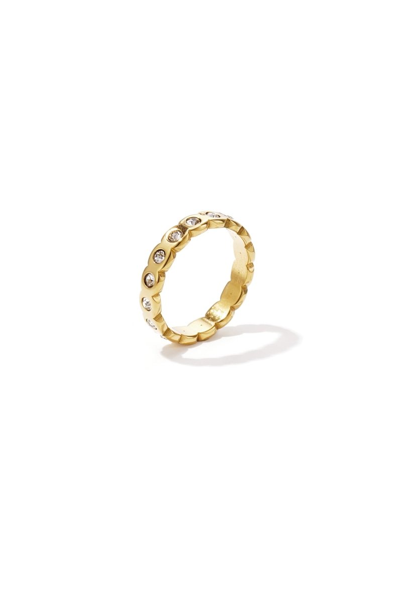 Stainless Steel Minimalist Rings circle Simple Daily Simple Series Women's jewelry - Velaris Femme