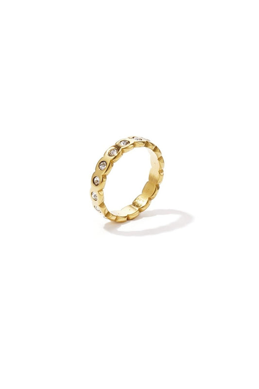 Stainless Steel Minimalist Rings circle Simple Daily Simple Series Women's jewelry - Velaris Femme