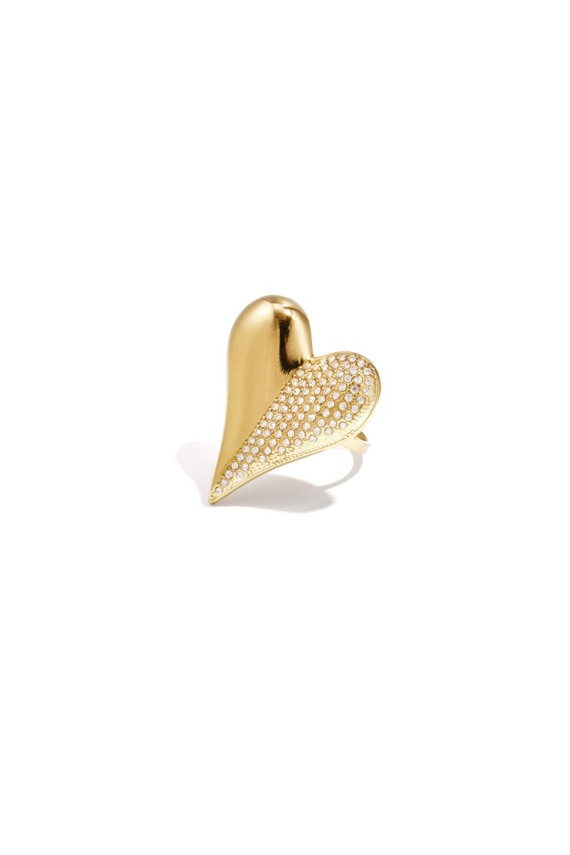 Stainless Steel Statement Rings Heart Casual Daily Romantic Series Women's jewelry - Velaris Femme