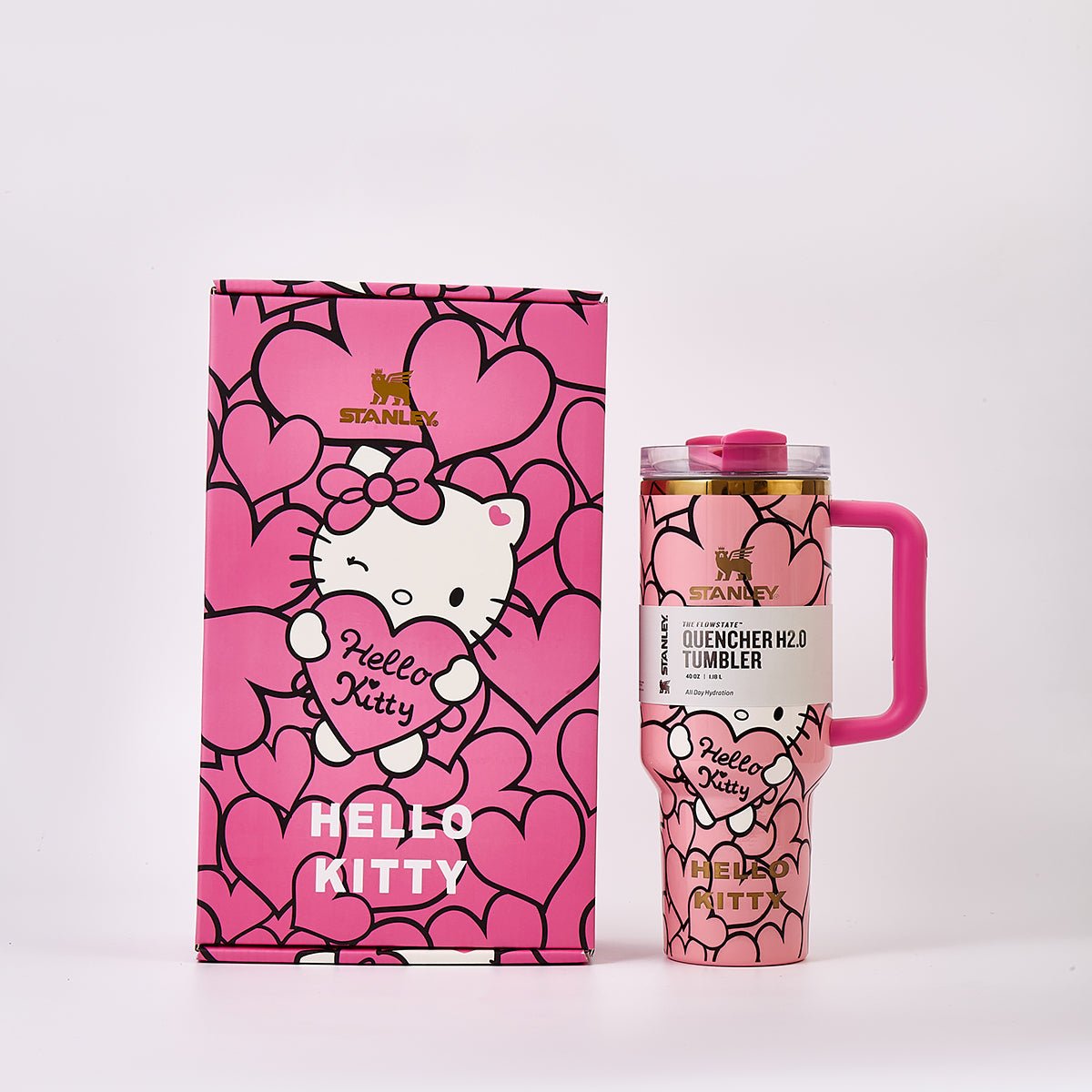 Stanley x Hello Kitty Sweet Hearts Glitter Tumbler Limited Edition