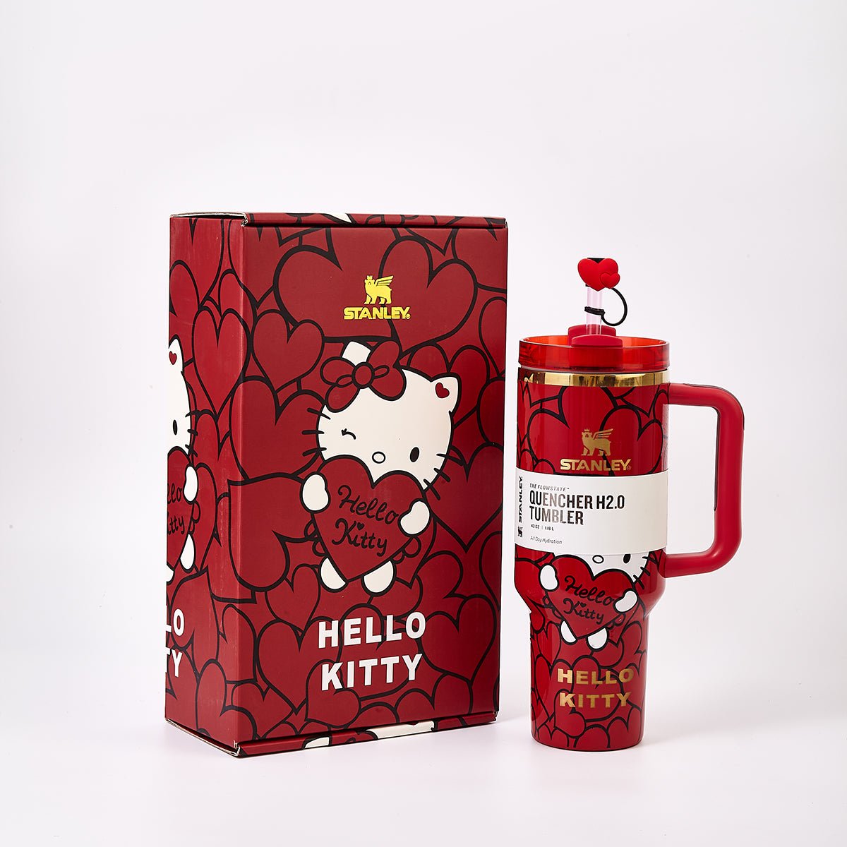 Stanley x Hello Kitty Sweet Hearts Glitter Tumbler Limited Edition