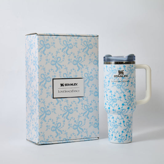 Stanley x LoveShackFancy Bow Blossom Quencher Tumbler 40 oz