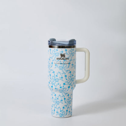 Stanley x LoveShackFancy Bow Blossom Quencher Tumbler 40 oz