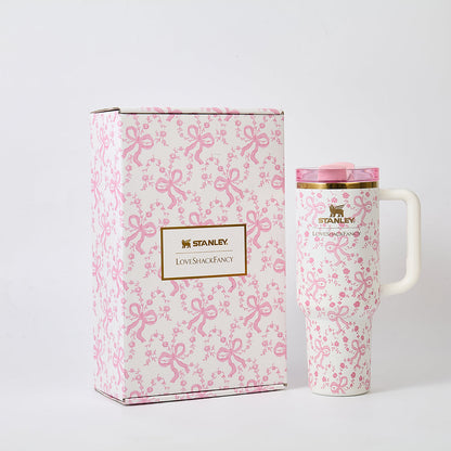 Stanley x LoveShackFancy Bow Blossom Quencher Tumbler 40 oz