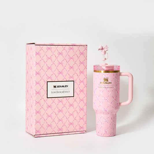 Stanley x LoveShackFancy Diamond Bow Quencher Tumbler 40 oz