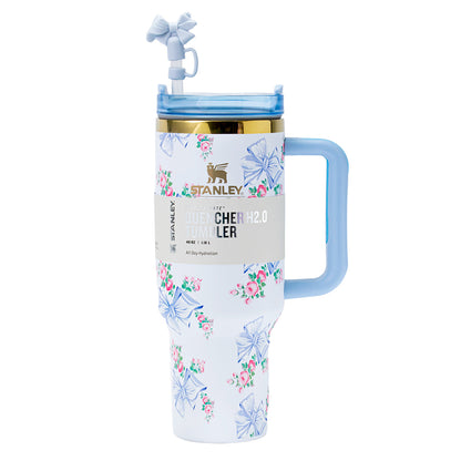 Stanley x LoveShackFancy Rosa Beaux Quencher Tumbler 40 oz