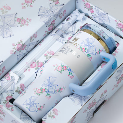 Stanley x LoveShackFancy Rosa Beaux Quencher Tumbler 40 oz