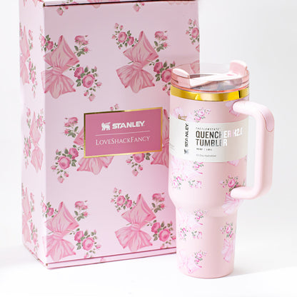Stanley x LoveShackFancy Rosa Beaux Quencher Tumbler 40 oz