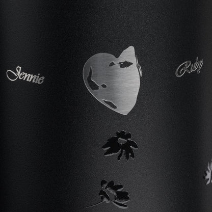 Stanley x JENNIE Midnight Bloom All Day Slim Luxe Bottle 12 oz