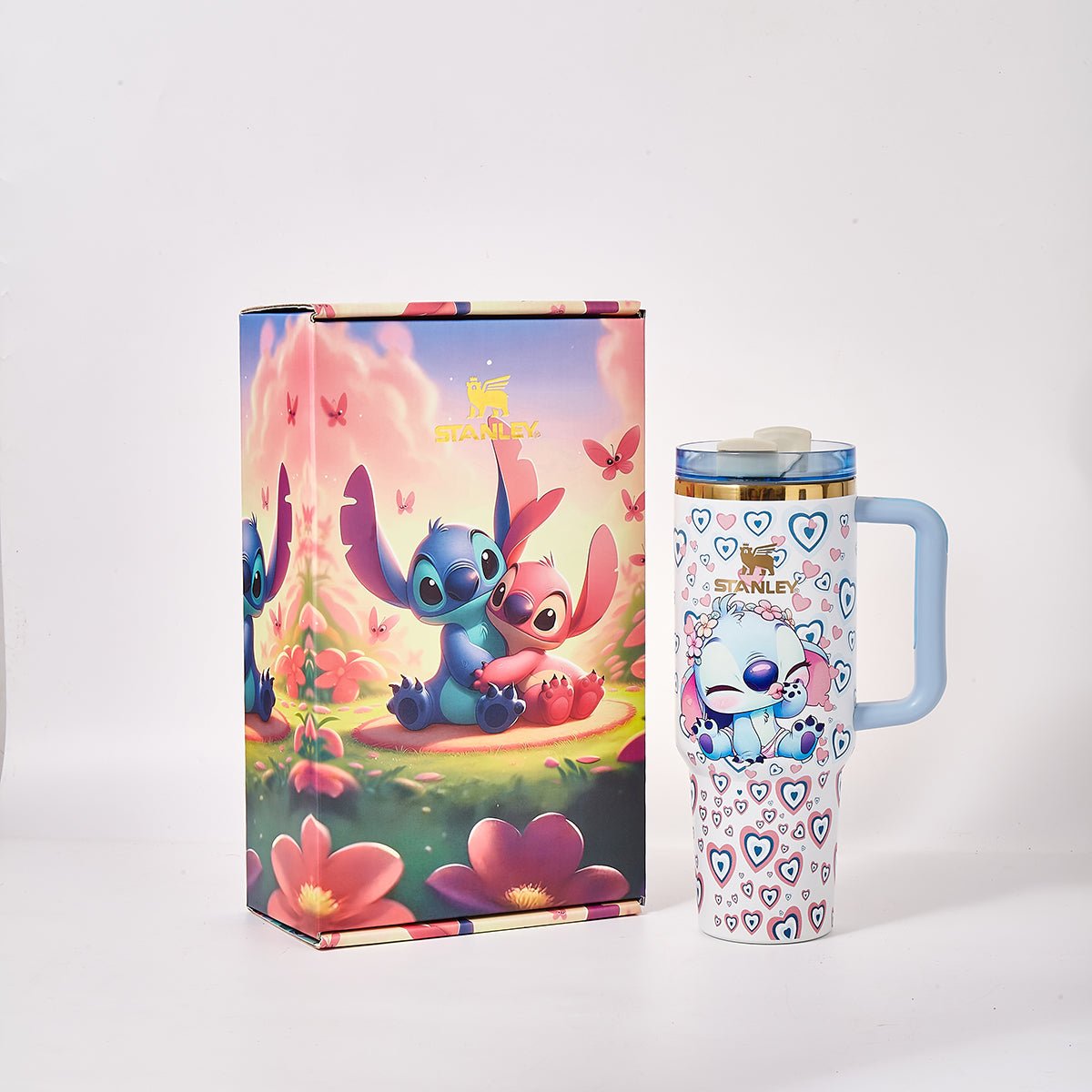 Stanley x Stitch Cute Hearts Tumbler Limited Edition