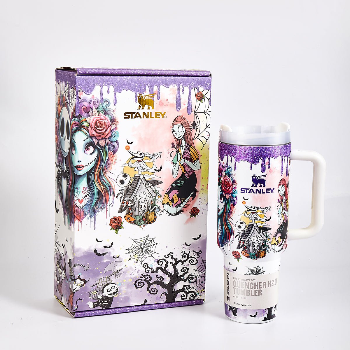 Stanley x Stitch Luminous Glow Quencher Tumbler 40 oz – Purple