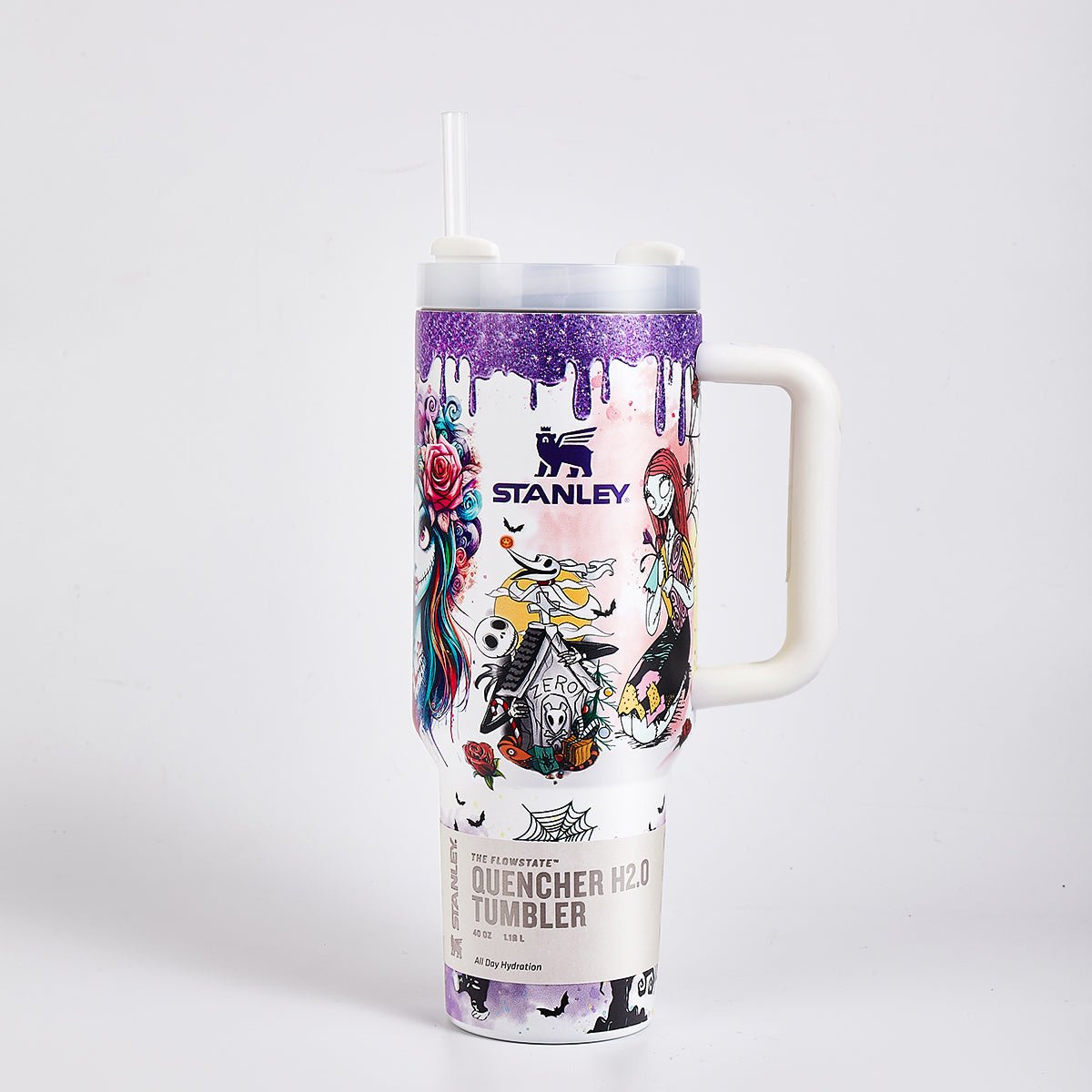 Stanley x Stitch Luminous Glow Quencher Tumbler 40 oz – Purple
