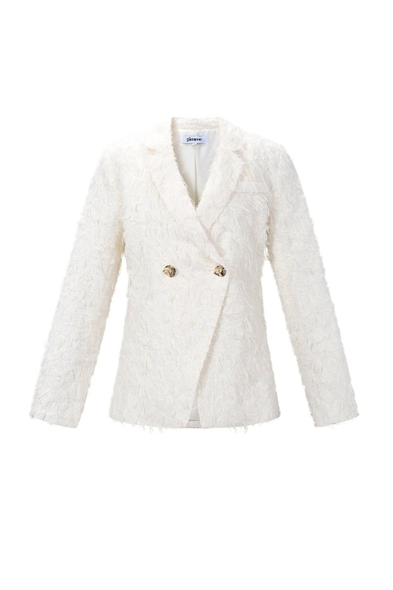 Textured Blazer - Velaris Femme
