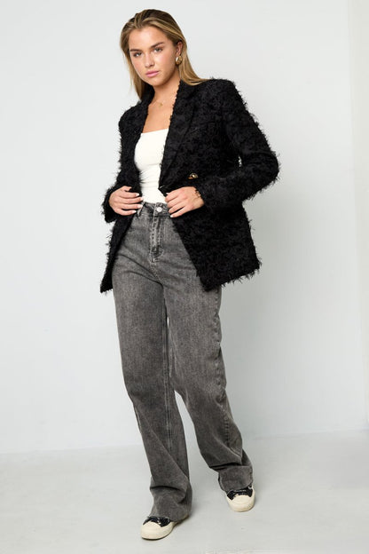 Textured Blazer - Velaris Femme