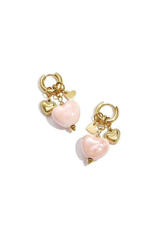 The Amora Heart – Women’s Elegant Pendant Earrings - Velaris Femme
