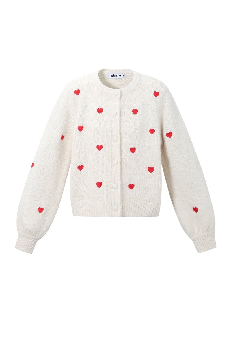 The Amora Knit – Women’s Heart Cardigan - Velaris Femme