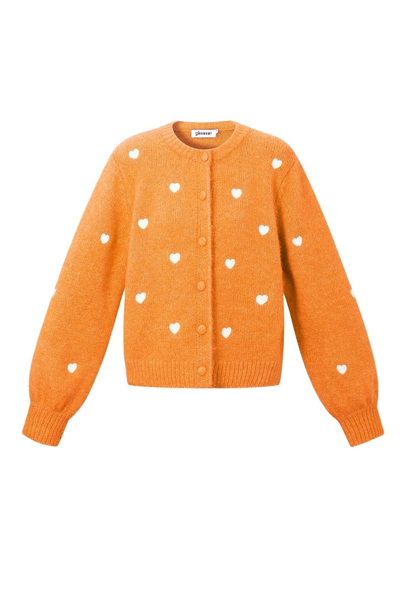 The Amora Knit – Women’s Heart Cardigan - Velaris Femme