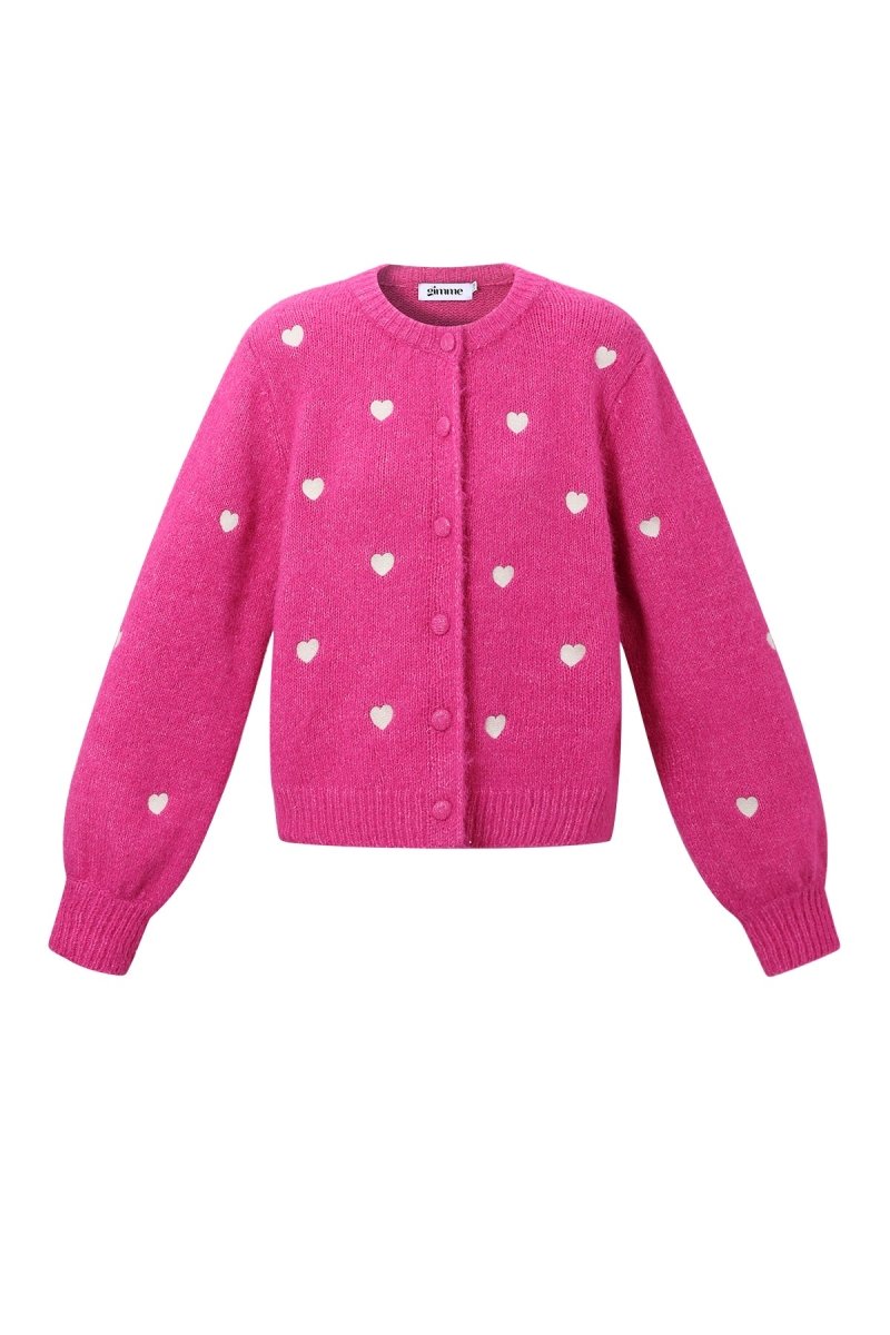 The Amora Knit – Women’s Heart Cardigan - Velaris Femme
