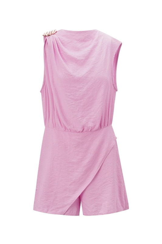 The Asym Drape – Asymmetric Draped Mini Dress - Velaris Femme